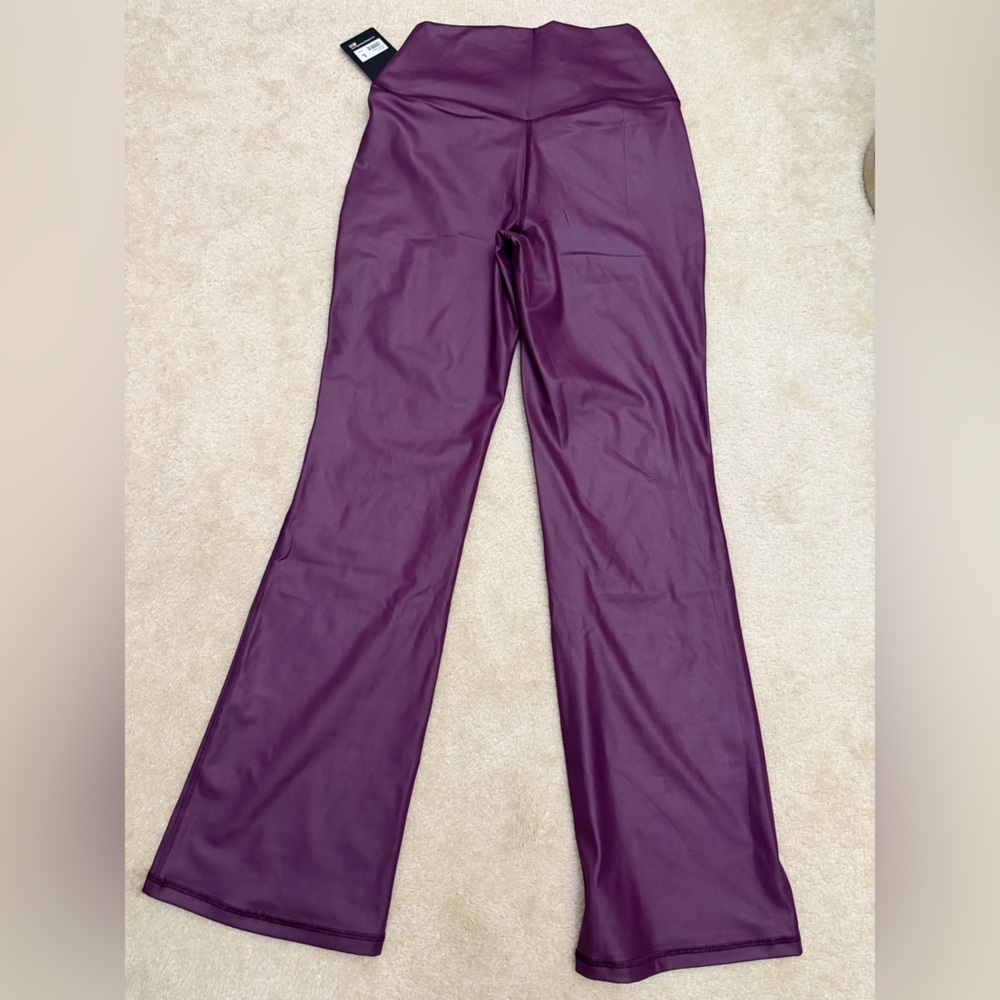90 Degree By Reflex Potent Purple Flare Leggings - Picture 5 of 5